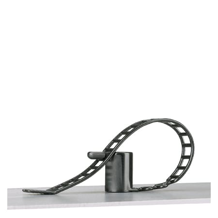 Panduit Cable Tie, 5-1/2 in L, 1-3/16 in Max Bundle Dia., Black, Nylon 6/6, 35 lb Strength, 1000 PK PRST30S-S14-M30